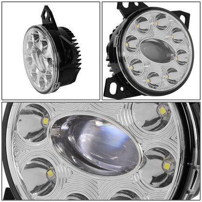 FAROS DE NIEBLA 08-15 KENWORTH T660 / 13-20 PETERBILT 579 / 11-20 PETERBILT 587 - PROJECTOR - FULL LED - CHROME