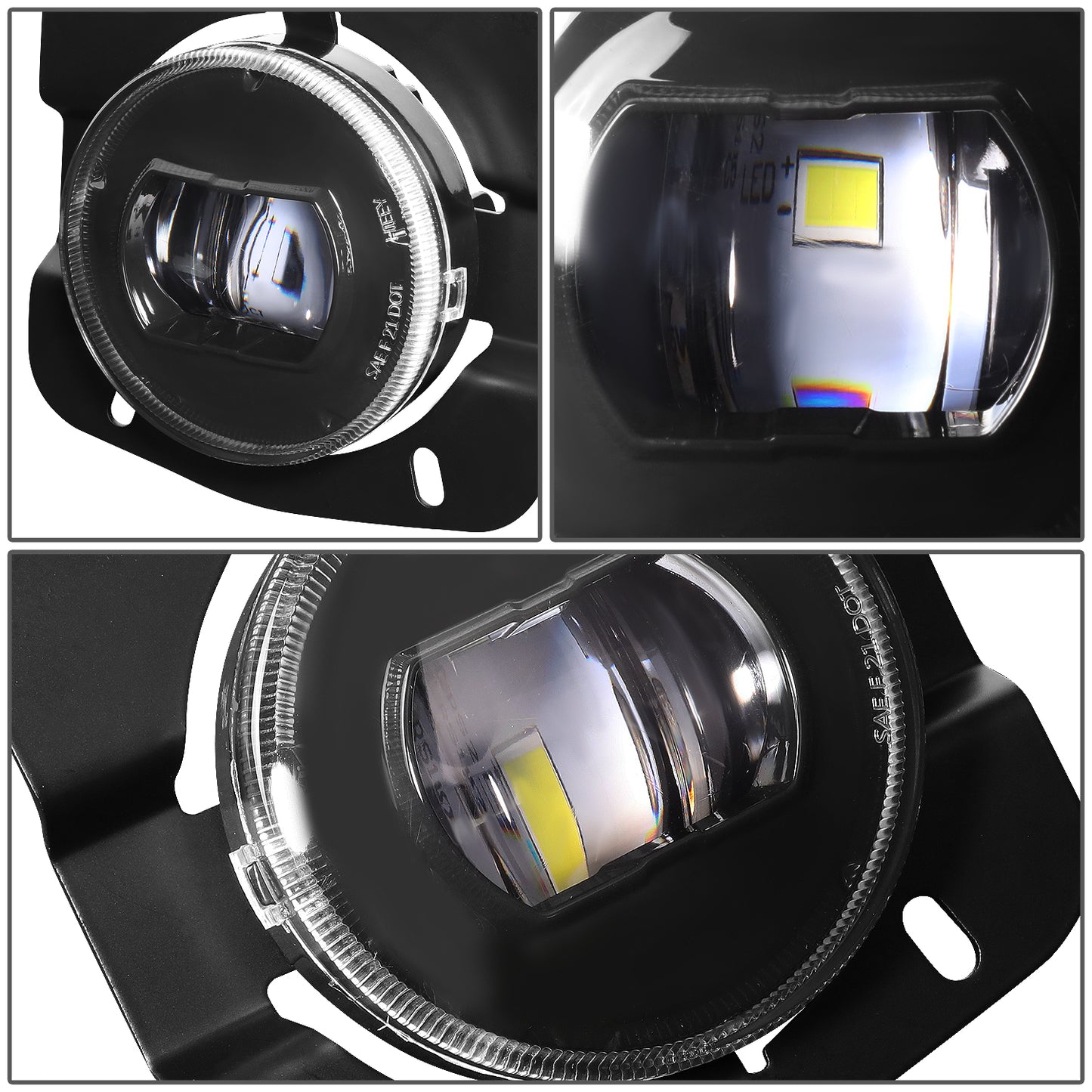FAROS DE NIEBLA 11-22 KENWORTH T680 - PROJECTOR - FULL LED - BLACK