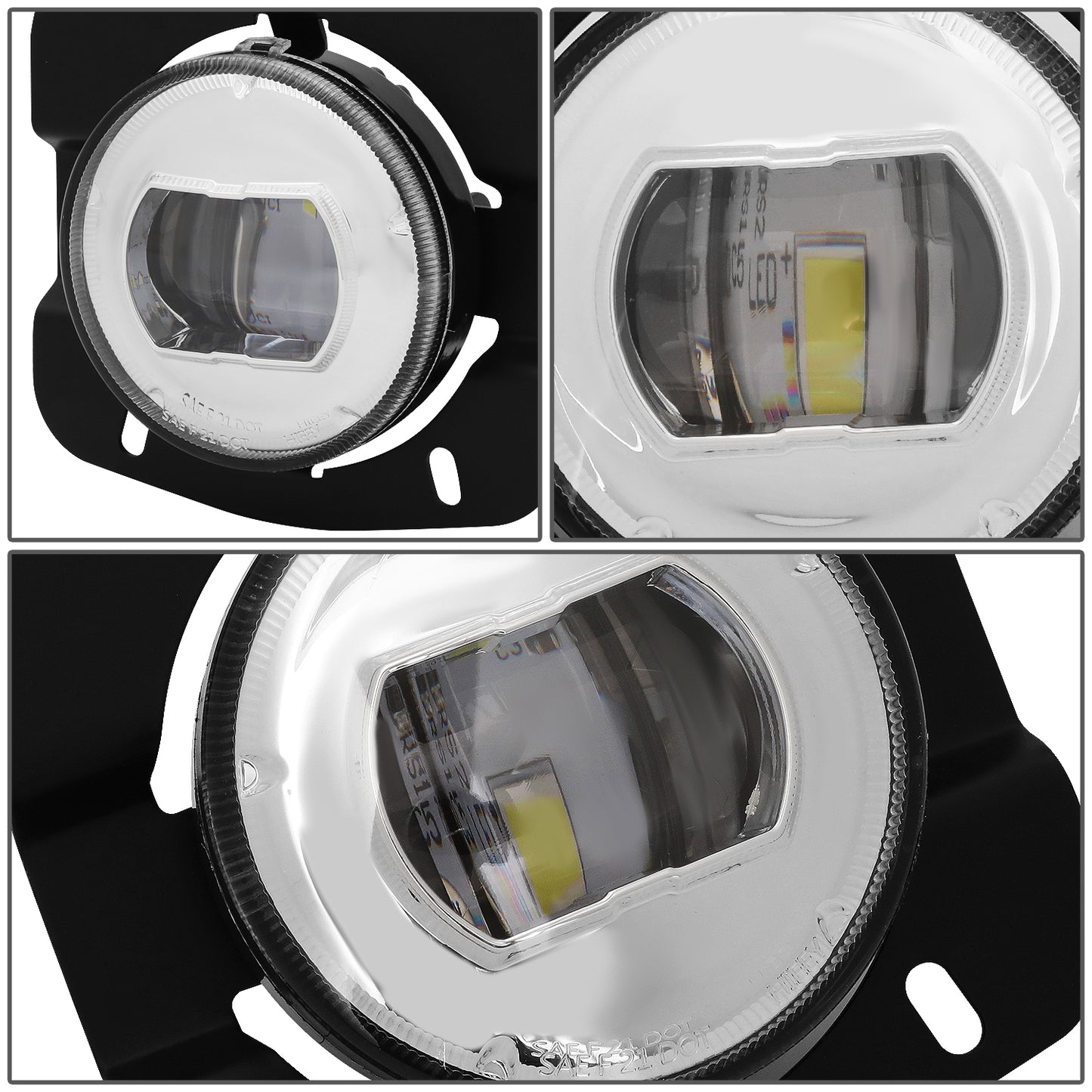 FAROS DE NIEBLA 11-22 KENWORTH T680 - PROJECTOR - FULL LED - CHROME