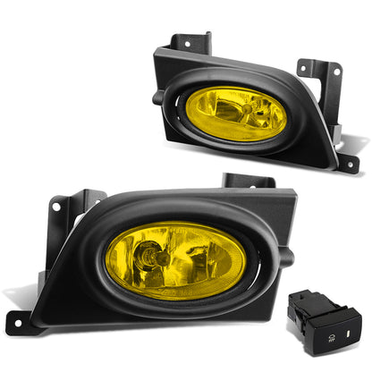 FAROS DE NIEBLA 06-08 HONDA CIVIC 4-DR - W/ SWITCH - H11 BULB - AMBER