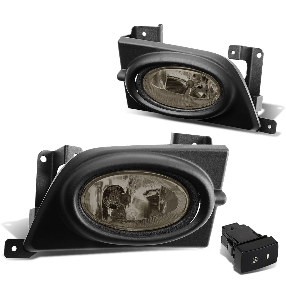 FAROS DE NIEBLA 06-08 HONDA CIVIC 4-DR - W/ SWITCH - H11 BULB - SMOKE