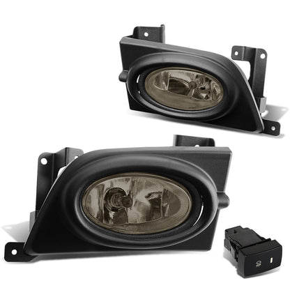 FAROS DE NIEBLA 06-08 HONDA CIVIC 4-DR - W/ SWITCH - H11 BULB - SMOKE