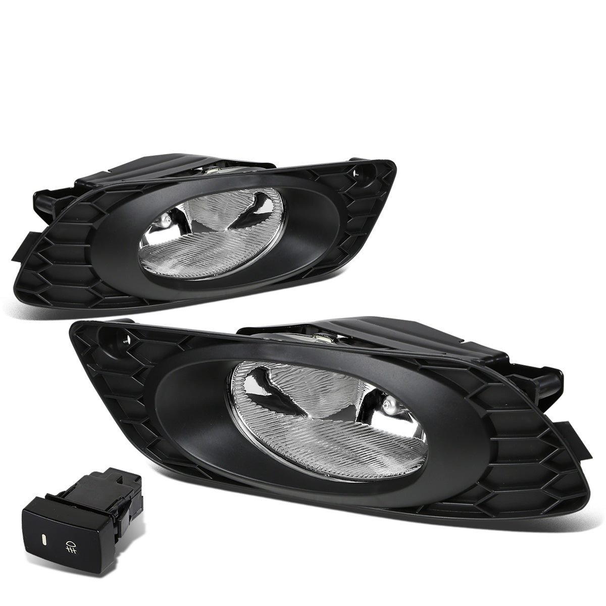 FAROS DE NIEBLA 12 HONDA CIVIC - 4-DR - W/ SWITCH - H11 BULB - CLEAR