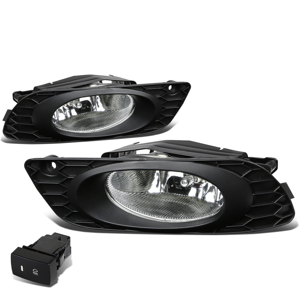 FAROS DE NIEBLA 12 HONDA CIVIC - 4-DR - W/ SWITCH - H11 BULB - CLEAR