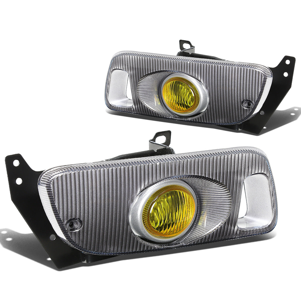 FAROS DE NIEBLA 92-95 HONDA CIVIC 2/3-DR - W/ SWITCH - H3 BULB - AMBER