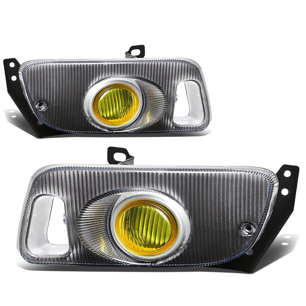 FAROS DE NIEBLA 92-95 HONDA CIVIC 2/3-DR - W/ SWITCH - H3 BULB - AMBER