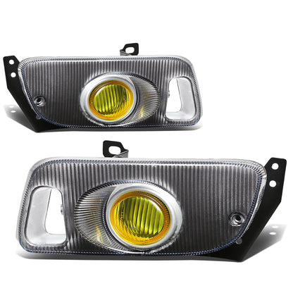 FAROS DE NIEBLA 92-95 HONDA CIVIC 2/3-DR - W/ SWITCH - H3 BULB - AMBER