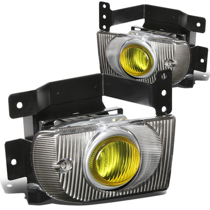 FAROS DE NIEBLA 92-95 HONDA CIVIC 4-DR - W/ SWITCH - H3 BULB - AMBER