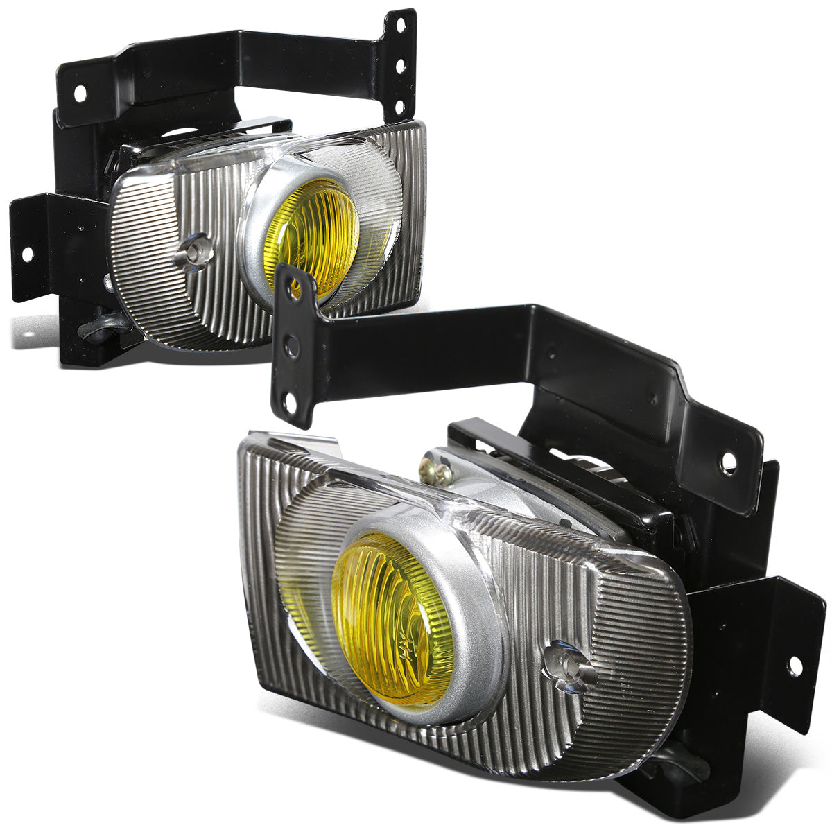FAROS DE NIEBLA 92-95 HONDA CIVIC 4-DR - W/ SWITCH - H3 BULB - AMBER