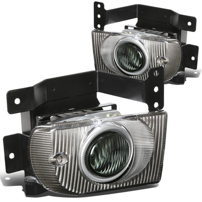 FAROS DE NIEBLA 92-95 HONDA CIVIC 4-DR - W/ SWITCH - H3 BULB - SMOKE