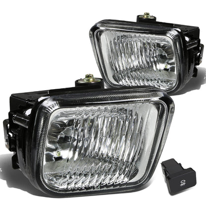 FAROS DE NIEBLA 96-98 HONDA CIVIC 2/3/4-DR - W/ SWITCH - H3 BULB - CLEAR