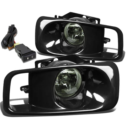 FAROS DE NIEBLA 99-00 HONDA CIVIC 2/3/4-DR - W/ SWITCH - H2 BULB - SMOKE