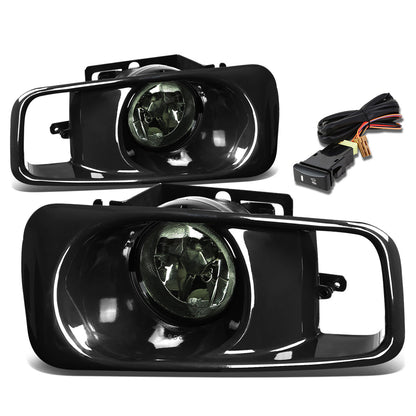 FAROS DE NIEBLA 99-00 HONDA CIVIC 2/3/4-DR - W/ SWITCH - H2 BULB - SMOKE