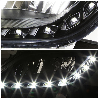 FAROS DE NIEBLA 12-16 HYUNDAI VELOSTER 3-DR - LED DRL - W/ SWITCH - 881 BULB - BLACK