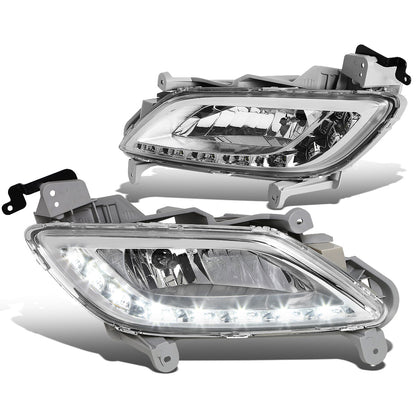 FAROS DE NIEBLA 12-16 HYUNDAI VELOSTER - LED DRL - W/ SWITCH - 881 BULB - CLEAR