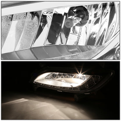 FAROS DE NIEBLA 12-16 HYUNDAI VELOSTER - LED DRL - W/ SWITCH - 881 BULB - CLEAR