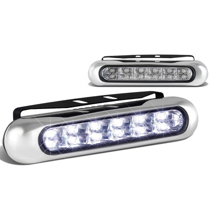 FAROS DE NIEBLA UNIVERSAL - 12 LED - DRL - CLEAR