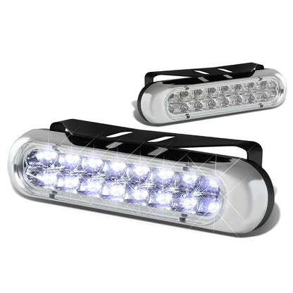 FAROS DE NIEBLA UNIVERSAL - 16 LED - DRL - CLEAR