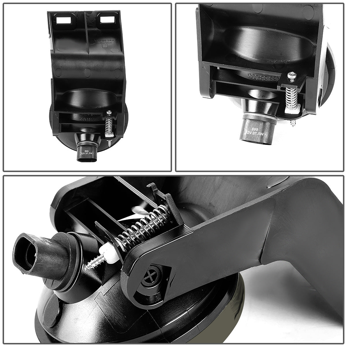 FAROS DE NIEBLA 94-01 DODGE RAM 1500 / 94-02 DODGE RAM 2500, 3500 - NO SWITCH - 899 BULB - SMOKE