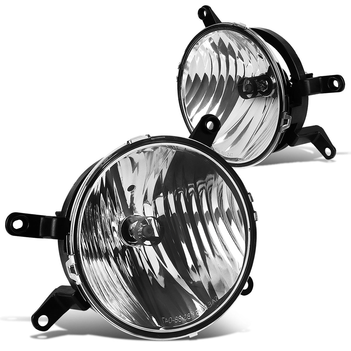 FAROS DE NIEBLA 05-09 FORD MUSTANG GT 2-DOOR - FITS IN GT FOG LIGHT GRILLE - NO SWITCH - H10 BULB - CLEAR