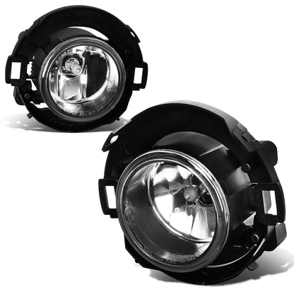 FAROS DE NIEBLA 05-15 NISSAN XTERRA / 08-15 FRONTIER - FITS PLASTIC BUMPER MODELS ONLY - NO SWITCH - H11 BULB - CLEAR