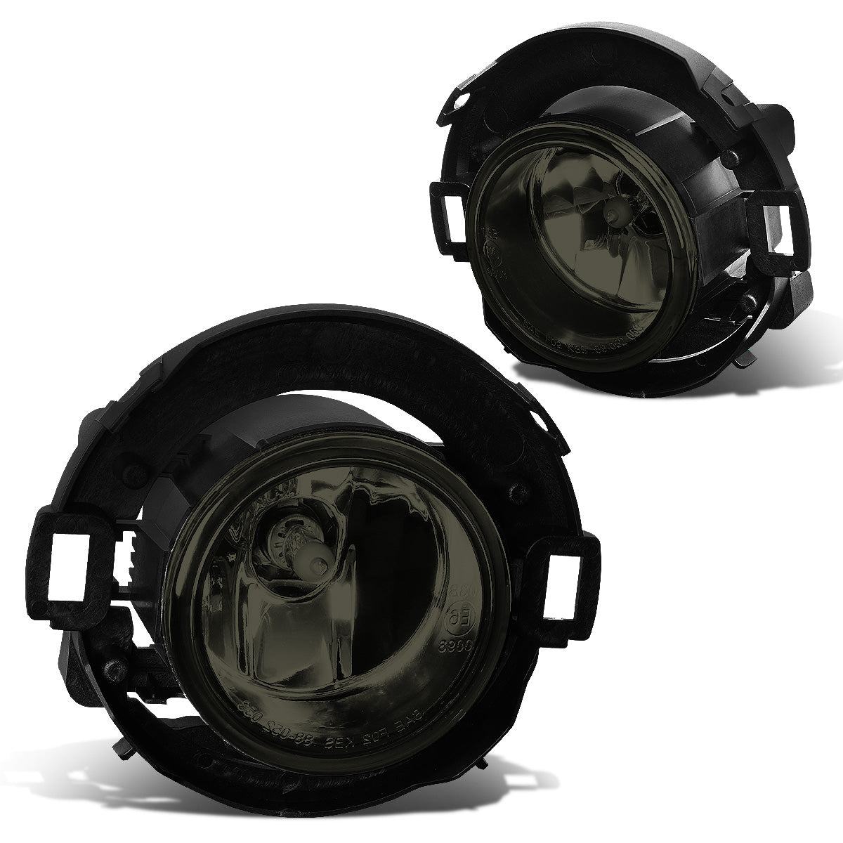 FAROS DE NIEBLA 05-15 NISSAN XTERRA / 08-15 FRONTIER - FITS PLASTIC BUMPER MODELS ONLY - NO SWITCH - H11 BULB - SMOKE