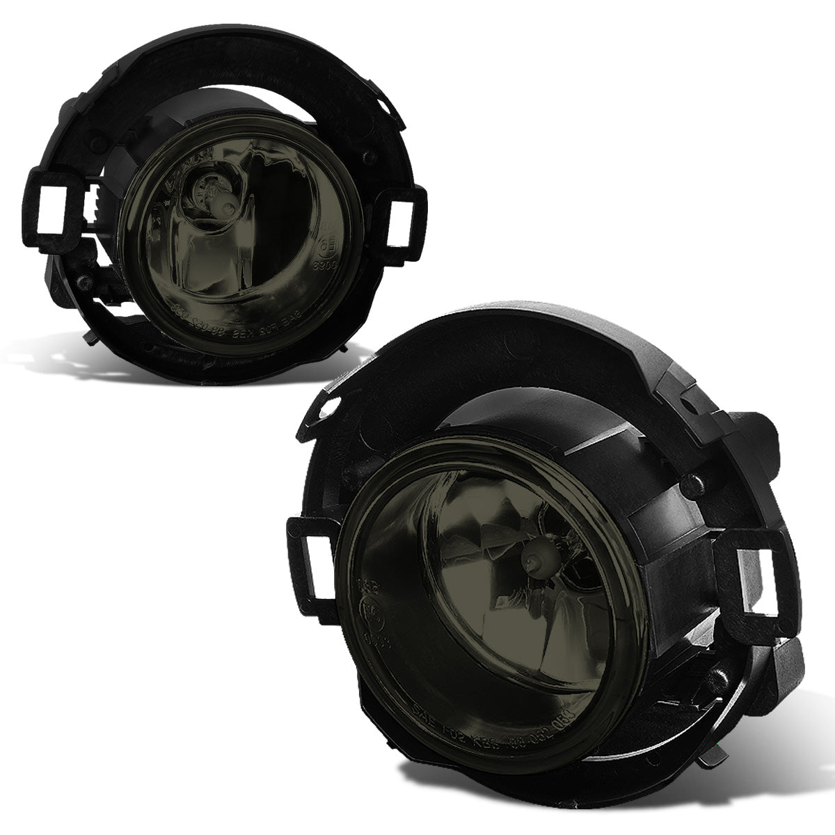 FAROS DE NIEBLA 05-15 NISSAN XTERRA / 08-15 FRONTIER - FITS PLASTIC BUMPER MODELS ONLY - NO SWITCH - H11 BULB - SMOKE