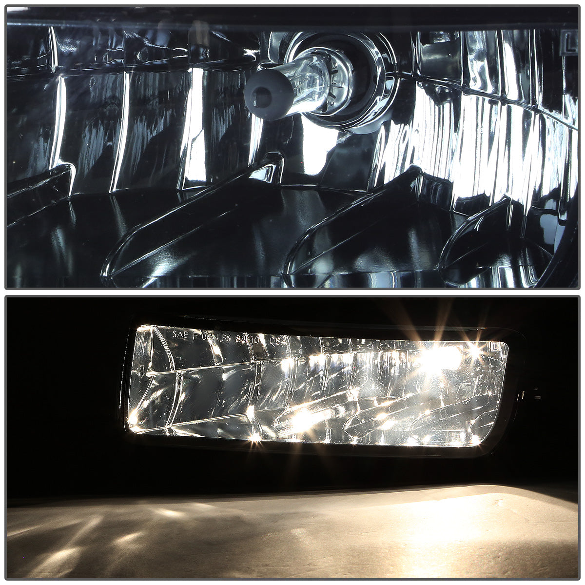 FAROS DE NIEBLA 03-06 FORD EXPEDITION 4-DOOR - NO SWITCH - H10 BULB - SMOKE