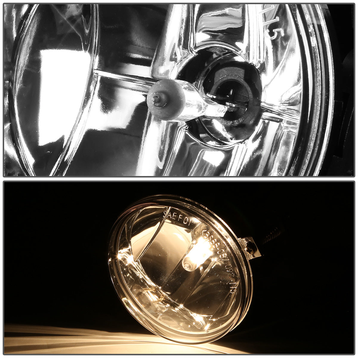 FAROS DE NIEBLA 01-04 DODGE DAKOTA / 01-03 DURANGO 4-DOOR - NO SWITCH - 899 BULB - CLEAR