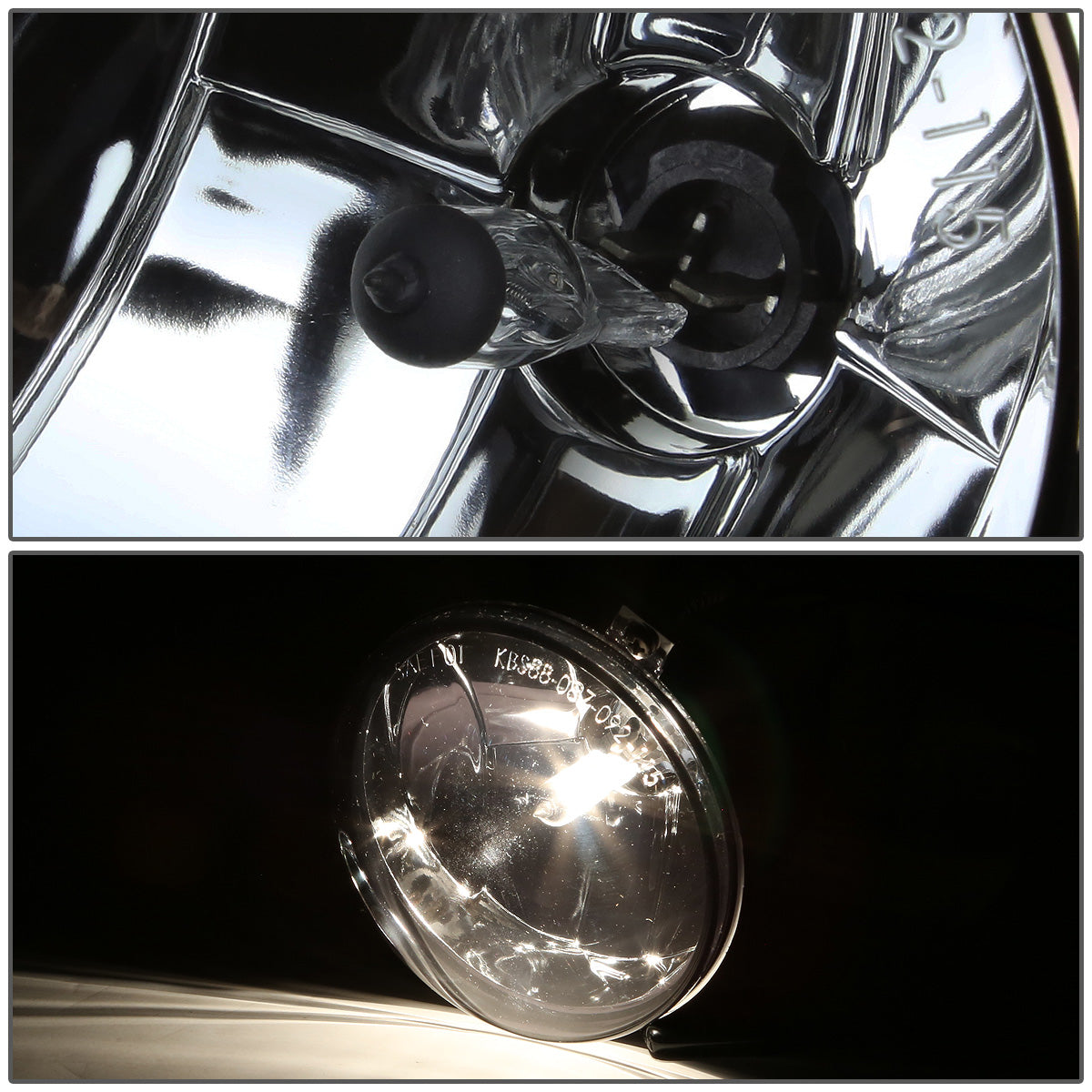 FAROS DE NIEBLA 01-04 DODGE DAKOTA / 01-03 DURANGO 4-DOOR - NO SWITCH - 899 BULB - SMOKE