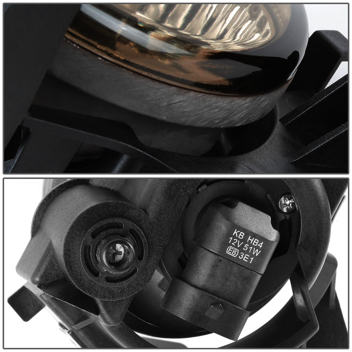 FAROS DE NIEBLA 08-11 SUBARU IMPREZA, WRX 4-DR - DOES NOT FIT STI MODELS - NO SWITCH - 9006 BULB - SMOKE