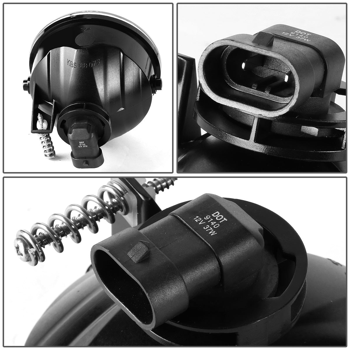 FAROS DE NIEBLA 11-14 FORD F-150 , LINCOLN MARK LT - 2/4-DOOR - NO SWITCH - 9140 BULB - CLEAR
