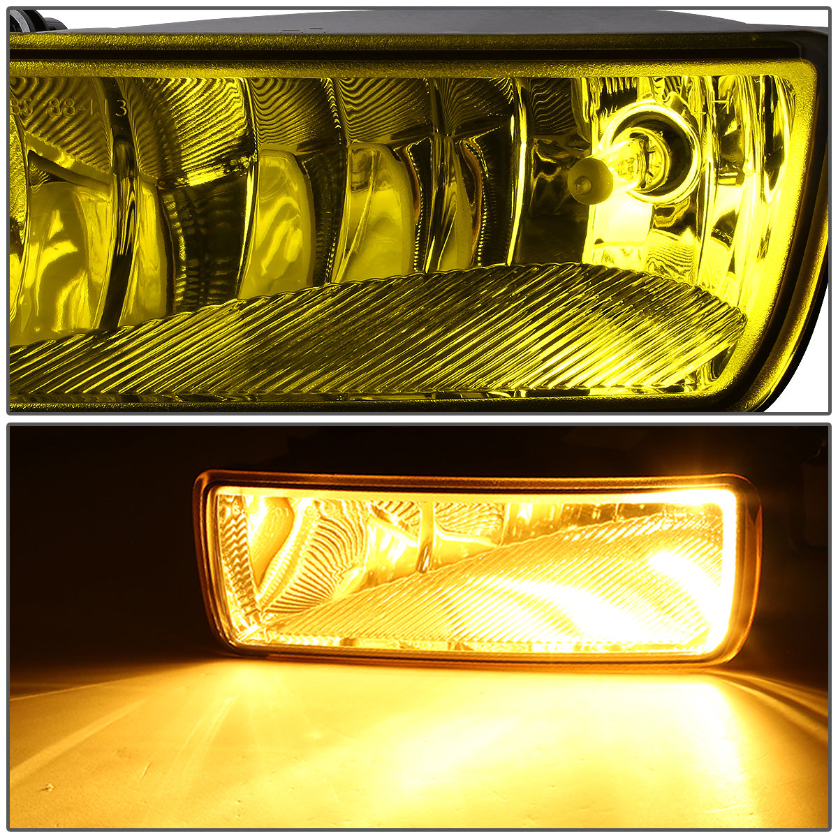 FAROS DE NIEBLA 06-10 FORD EXPLORER / 07-10 FORD EXPLORER SPORT TRAC 4-DOOR - NO SWITCH - 9145 BULB - AMBER