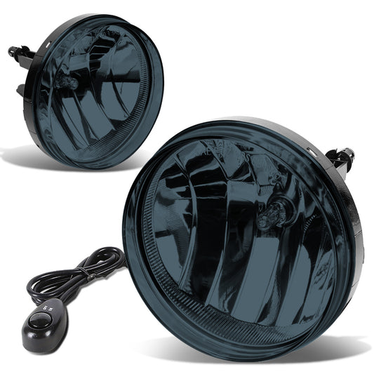 FAROS DE NIEBLA 07-13 GMC SIERRA 1500 / 07-14 GMC SIERRA 2500 HD , 3500 HD - W/ SWITCH - 5202 BULB - SMOKE