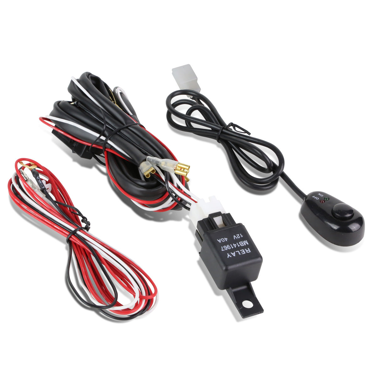 FAROS DE NIEBLA UNIVERSAL WIRING HARNESS - W/ SWITCH