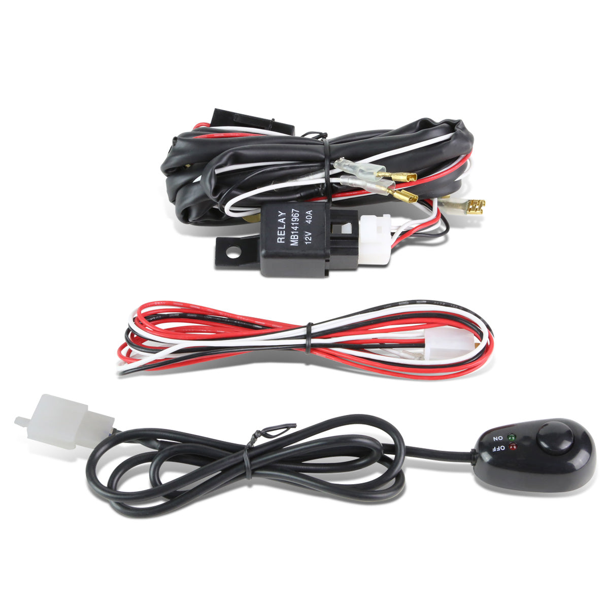 FAROS DE NIEBLA UNIVERSAL WIRING HARNESS - W/ SWITCH