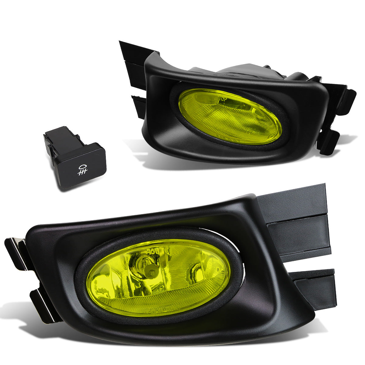 FAROS DE NIEBLA 03-05 HONDA ACCORD 4-DOOR - W/ SWITCH - H11 BULB - AMBER