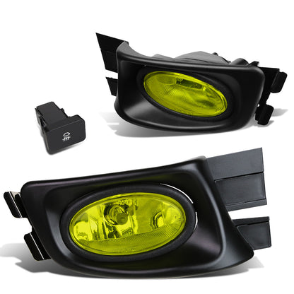 FAROS DE NIEBLA 03-05 HONDA ACCORD 4-DOOR - W/ SWITCH - H11 BULB - AMBER