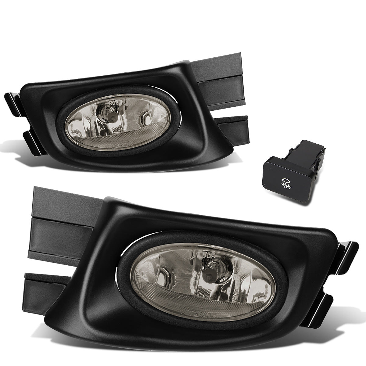 FAROS DE NIEBLA 03-05 HONDA ACCORD 4-DOOR - W/ SWITCH - H11 BULB - SMOKE