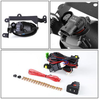 FAROS DE NIEBLA 06-08 HONDA CIVIC 2-DOOR - W/ SWITCH - H11 BULB - SMOKE