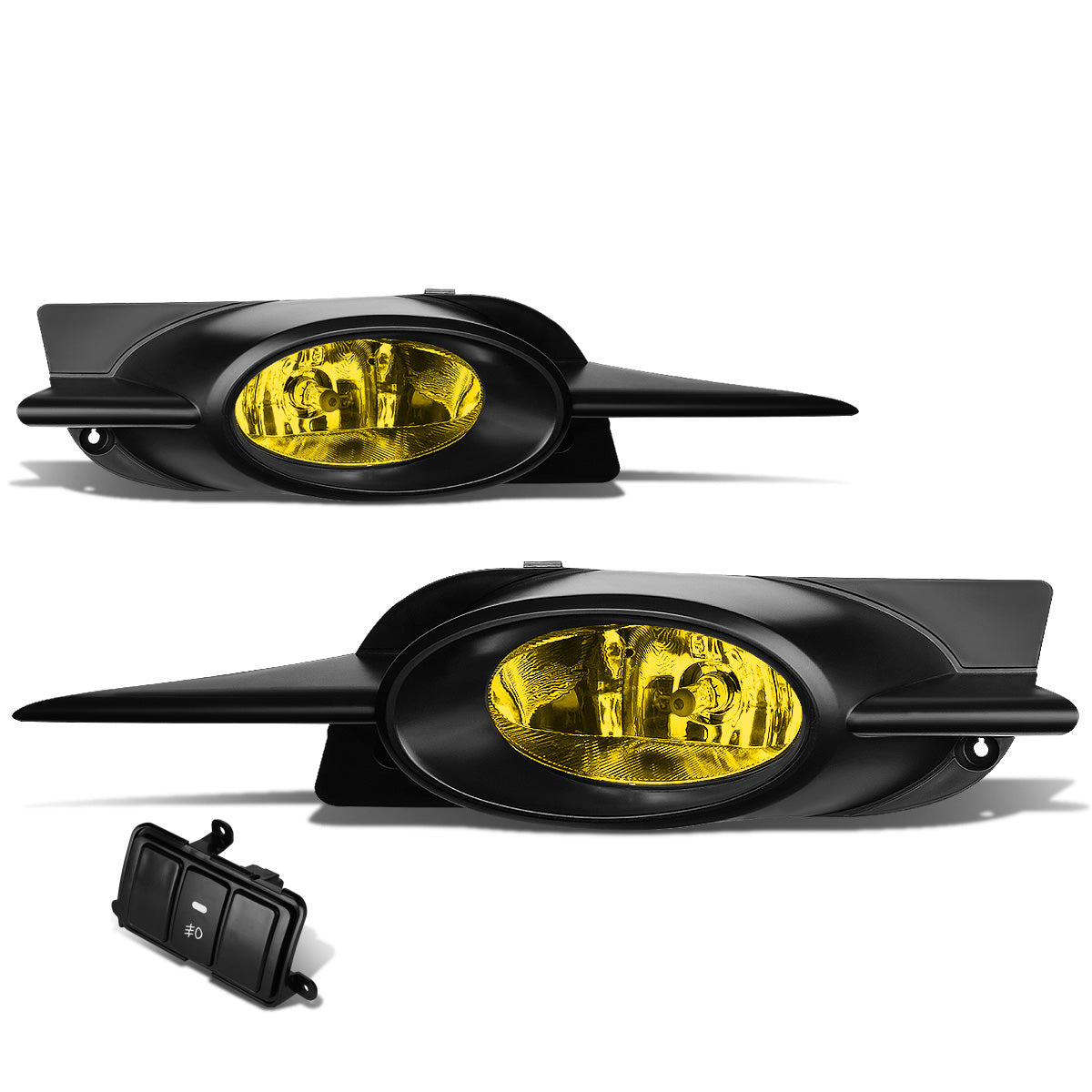 FAROS DE NIEBLA 09-11 HONDA CIVIC 2-DOOR - W/ SWITCH - H11 BULB - AMBER