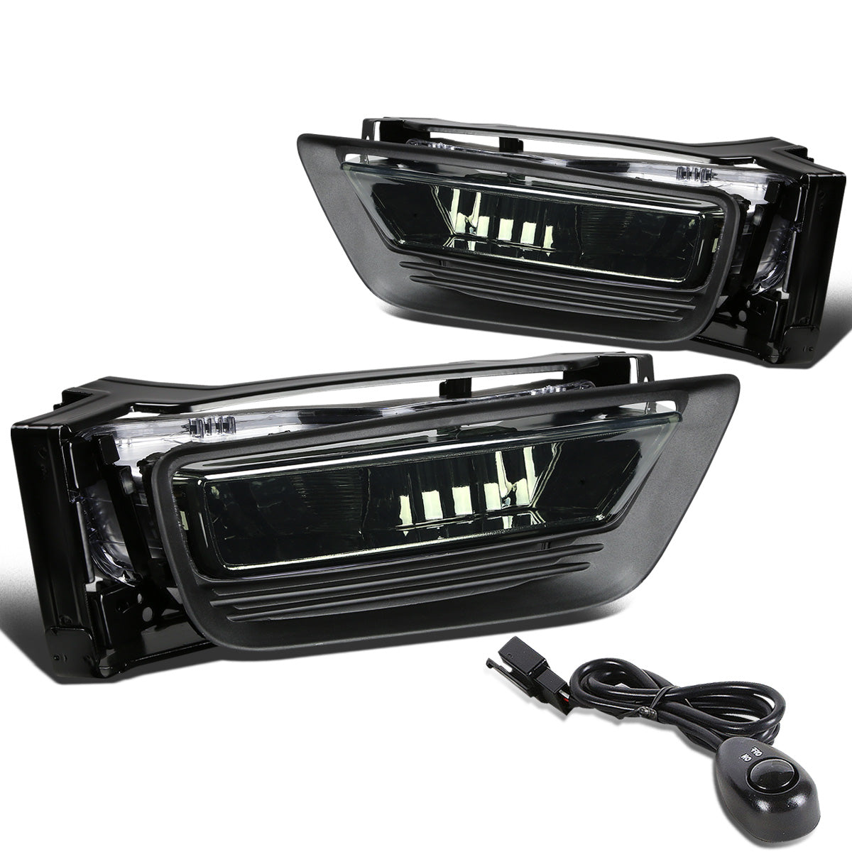 FAROS DE NIEBLA 13-14 HONDA ACCORD 4-DOOR - W/ SWITCH - H11 BULB - SMOKE