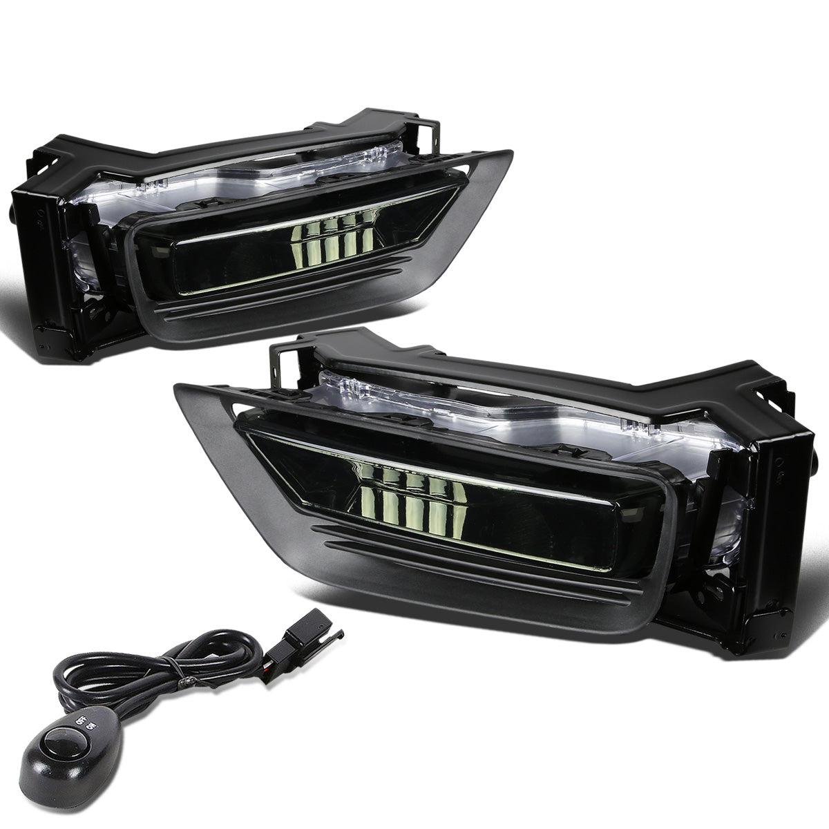 FAROS DE NIEBLA 13-14 HONDA ACCORD 4-DOOR - W/ SWITCH - H11 BULB - SMOKE