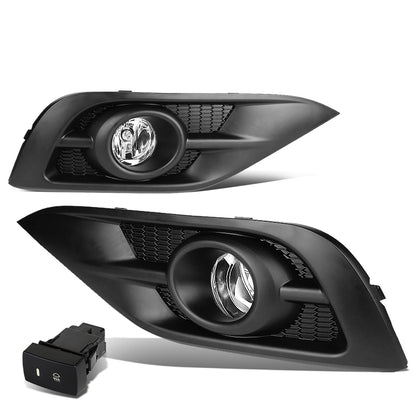 FAROS DE NIEBLA 12-14 HONDA CRV - BLACK TRIM W/ SWITCH - H11 BULB - CLEAR