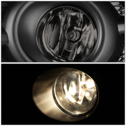 FAROS DE NIEBLA 12-14 HONDA CRV - BLACK TRIM W/ SWITCH - H11 BULB - SMOKE