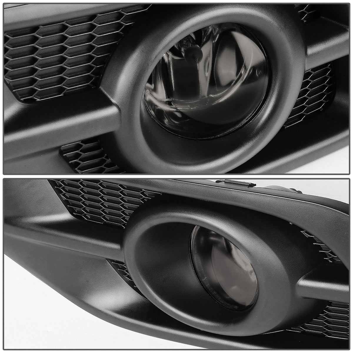 FAROS DE NIEBLA 12-14 HONDA CRV - BLACK TRIM W/ SWITCH - H11 BULB - SMOKE