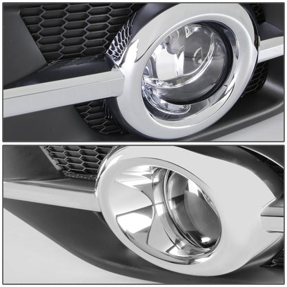 FAROS DE NIEBLA 12-14 HONDA CRV - CHROME TRIM W/ SWITCH - H11 BULB - CLEAR