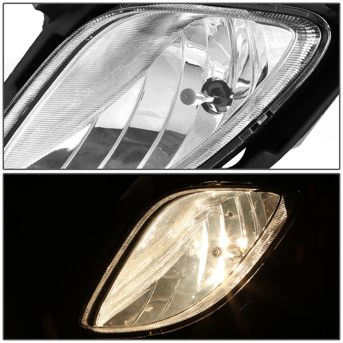 FAROS DE NIEBLA 10-12 HYUNDAI GENESIS COUPE - W/SWITCH - 881 BULB - CLEAR