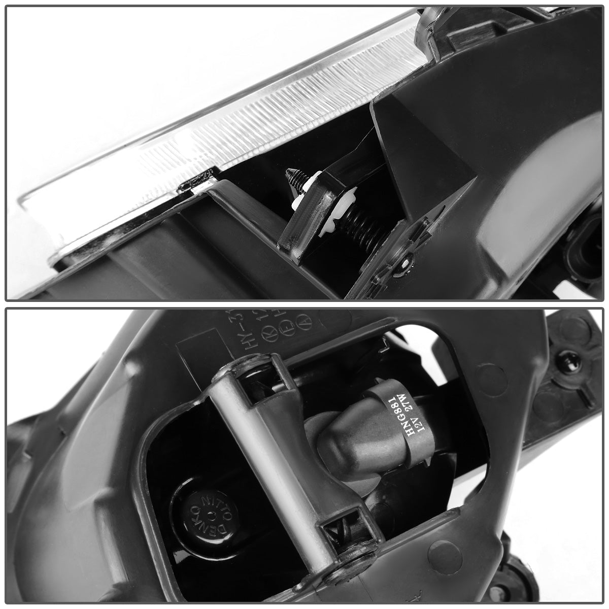 FAROS DE NIEBLA 10-12 HYUNDAI GENESIS COUPE - W/SWITCH - 881 BULB - CLEAR