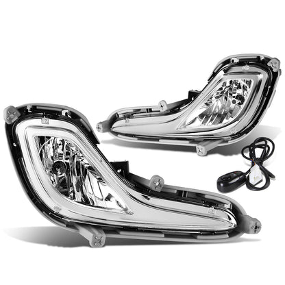 FAROS DE NIEBLA 12-16 HYUNDAI ACCENT 4-DOOR - W/ SWITCH - 881 BULB - CLEAR